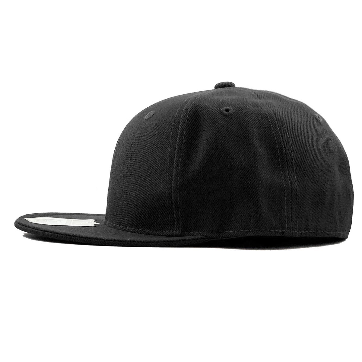 Premium Solid Fitted Baseball Cap Hat Trucker Blank Plain Flat Bill 9 Sizes