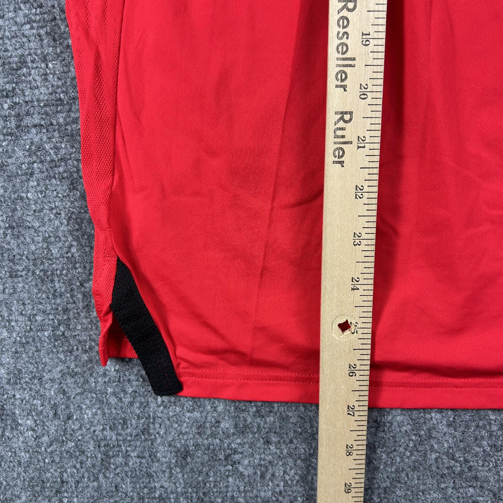 Adidas Shirt Mens Medium Red D4T INT Tee Training Lightweight Athletic Top