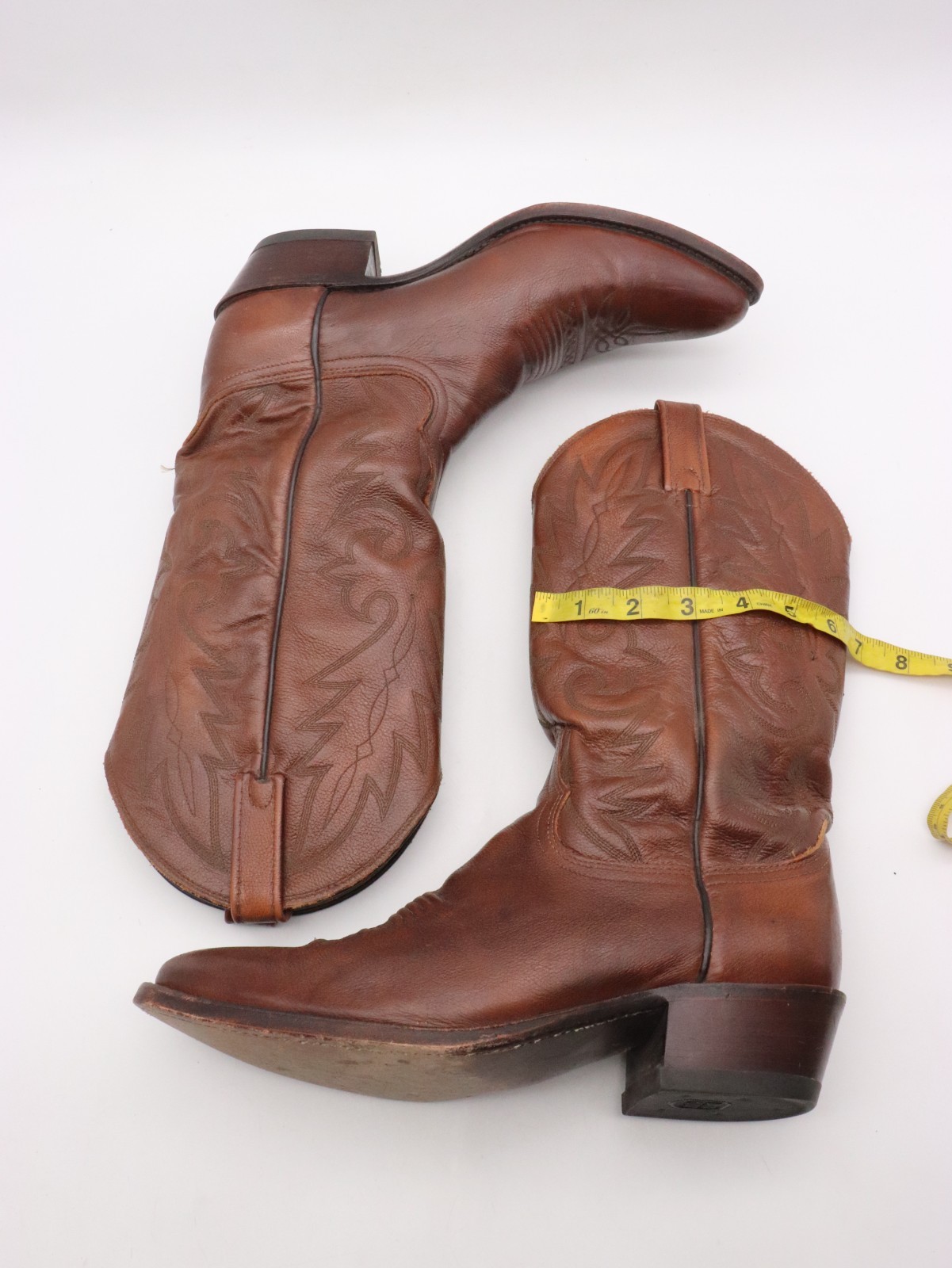 Dan Post Milwaukee Men’s Size 8.5 D Brown Leather Western Cowboy Boots