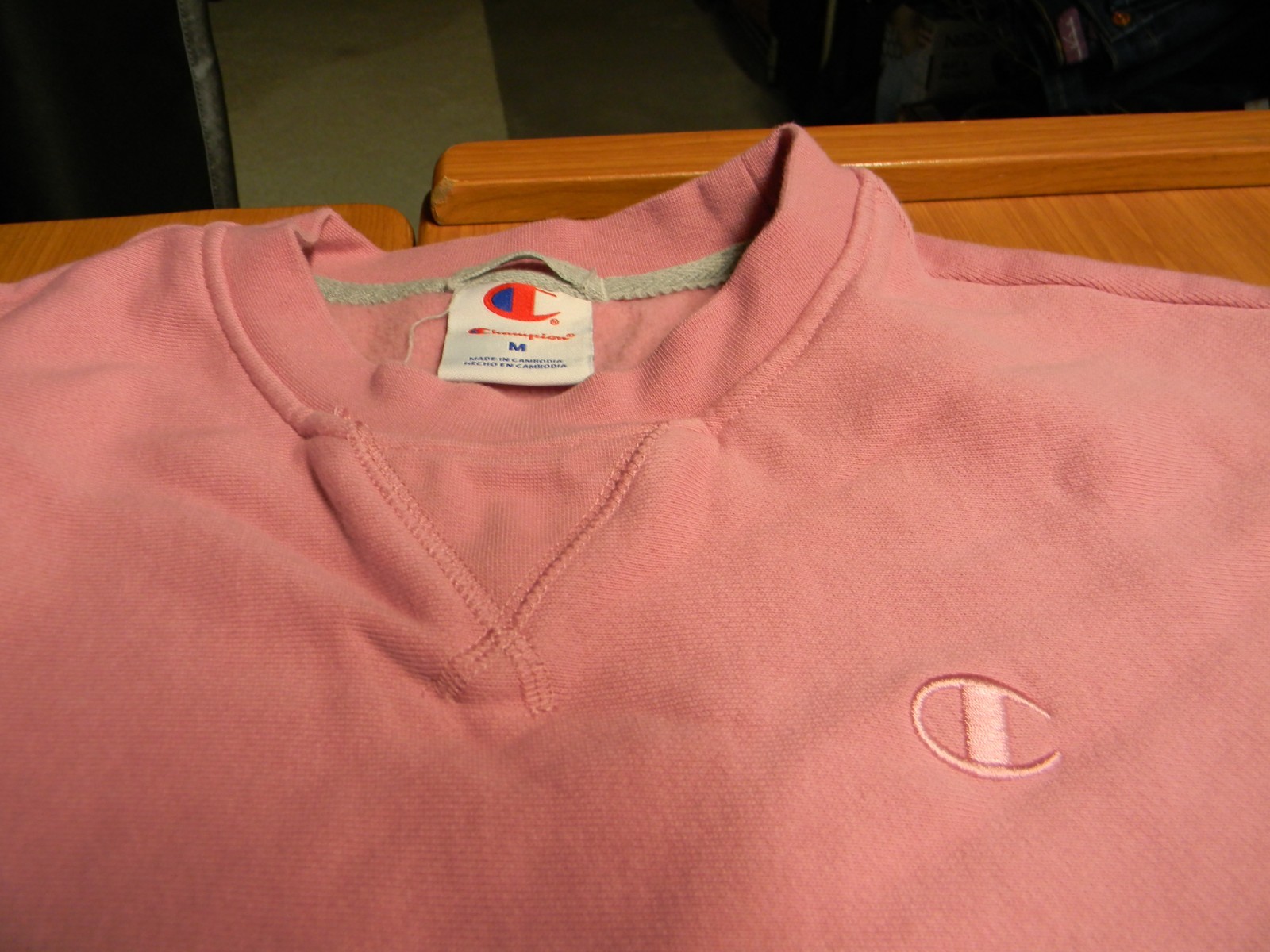 Champion Jogger Sweatpants Women’s Medium with Matching Sweatshirt – Mauve Pink