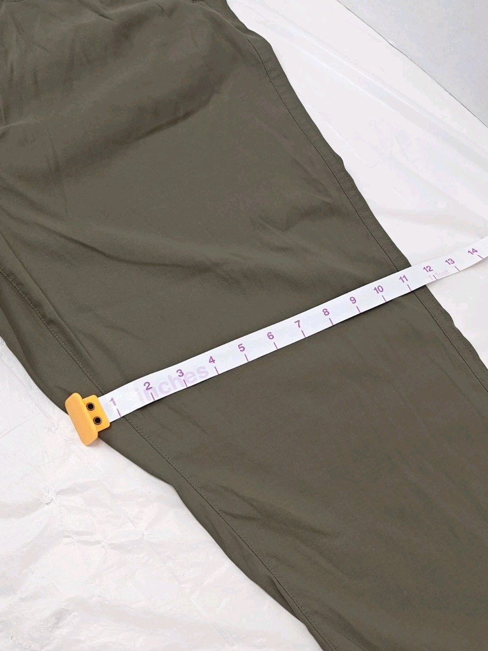 Orvis Trek Pants Mens 34×30 Green Stretch Nylon Water Repellent Hiking 1525905