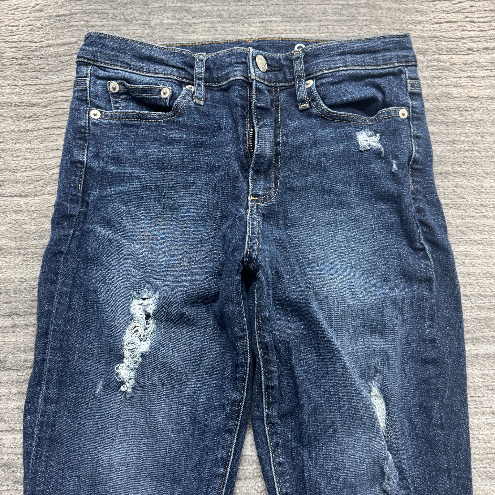 Gap Jeans Size 27s Womens Resolution True Skinny High Rise Blue Denim