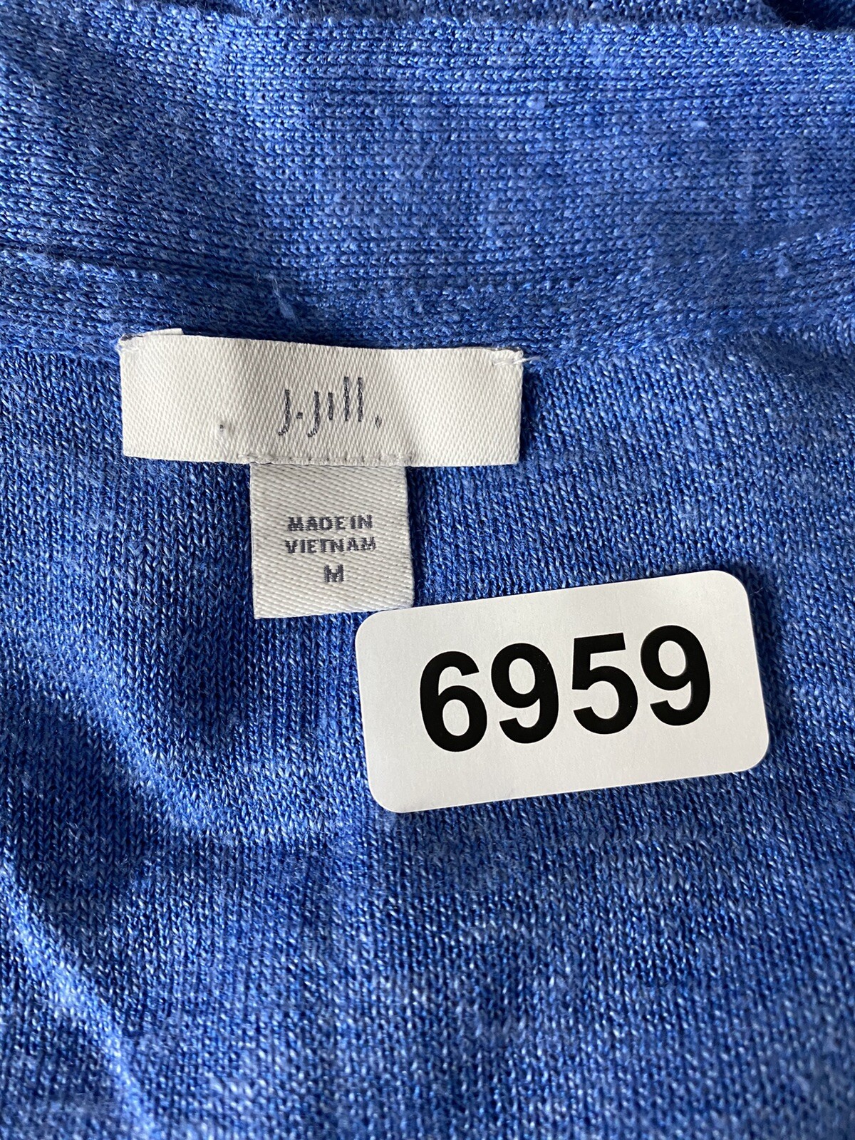 J. Jill Tunic Dress Womens Medium Linen Blend Minimalist Coastal Beachy Summer