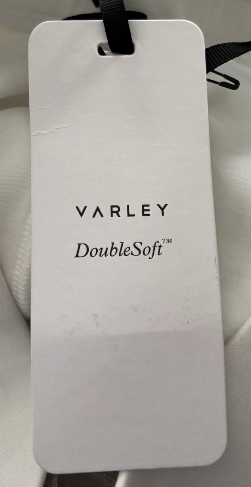 Varley DoubleSoft Slim Stripe Cuff Pants 26″ White Jogger Sweatpant XXS NWT $120