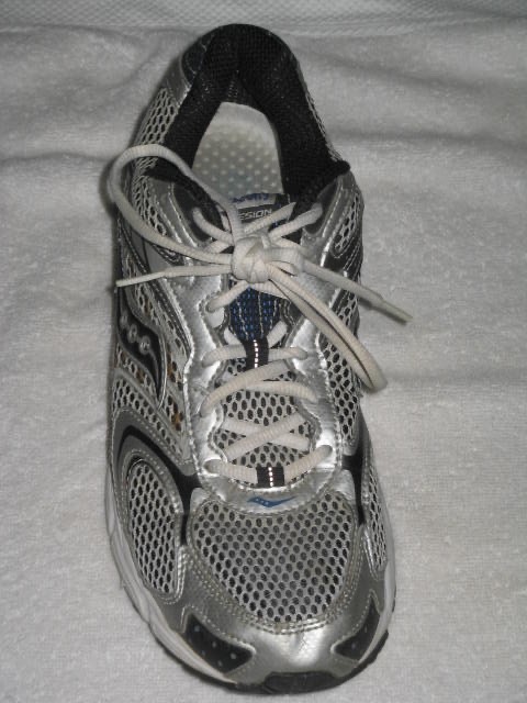 Saucony Grid Cohesion 3 Mens 11.5 Running Shoes Silver Blue Black Gray 25042-14