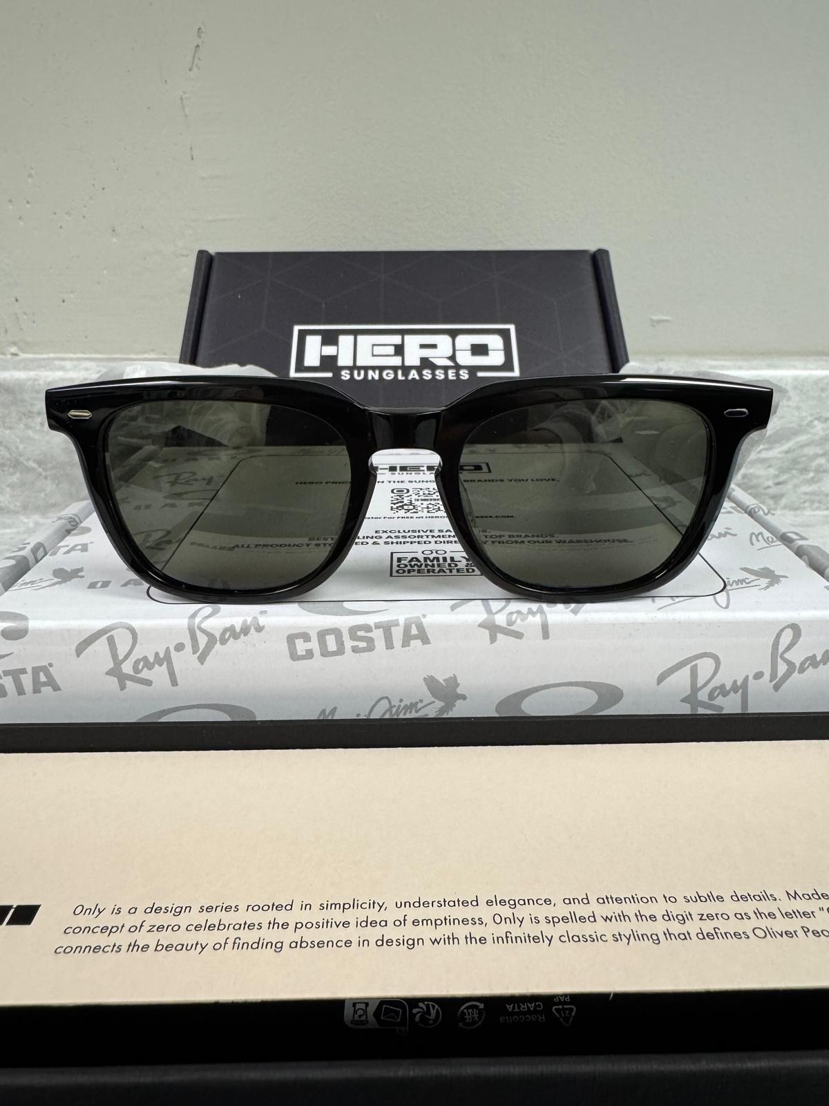 OLIVER PEOPLES | NEW | NO.6 SUN | 5546SU 1731P1 | NA | BLACK | G-15 | POLARIZED