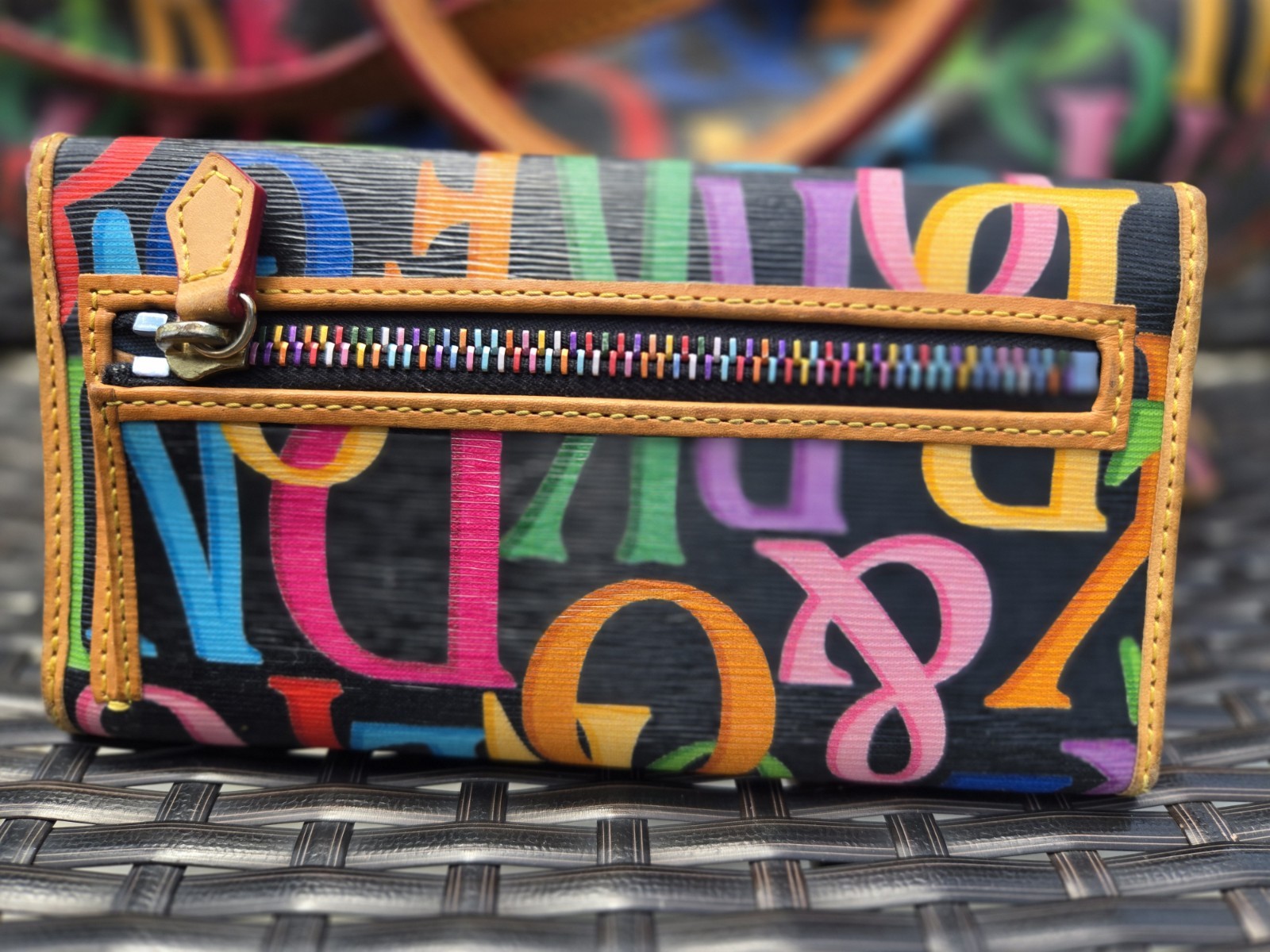 Dooney & Bourke Retro Grafica Satchel With Matching Wallet