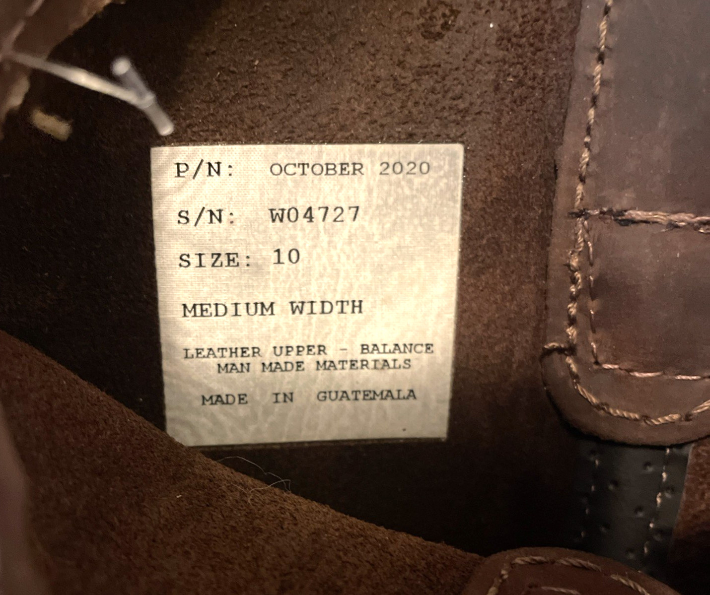 Wolverine Cowboy/Work Boots Men’s Size 10M- W04727 NEW