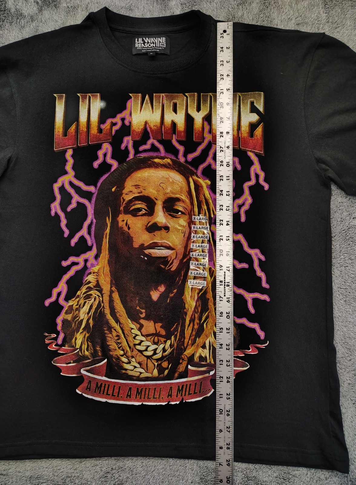 Reason x Lil Wayne “A Milli, A Milli, A Milli…” T-shirt Men’s XL Black NEW
