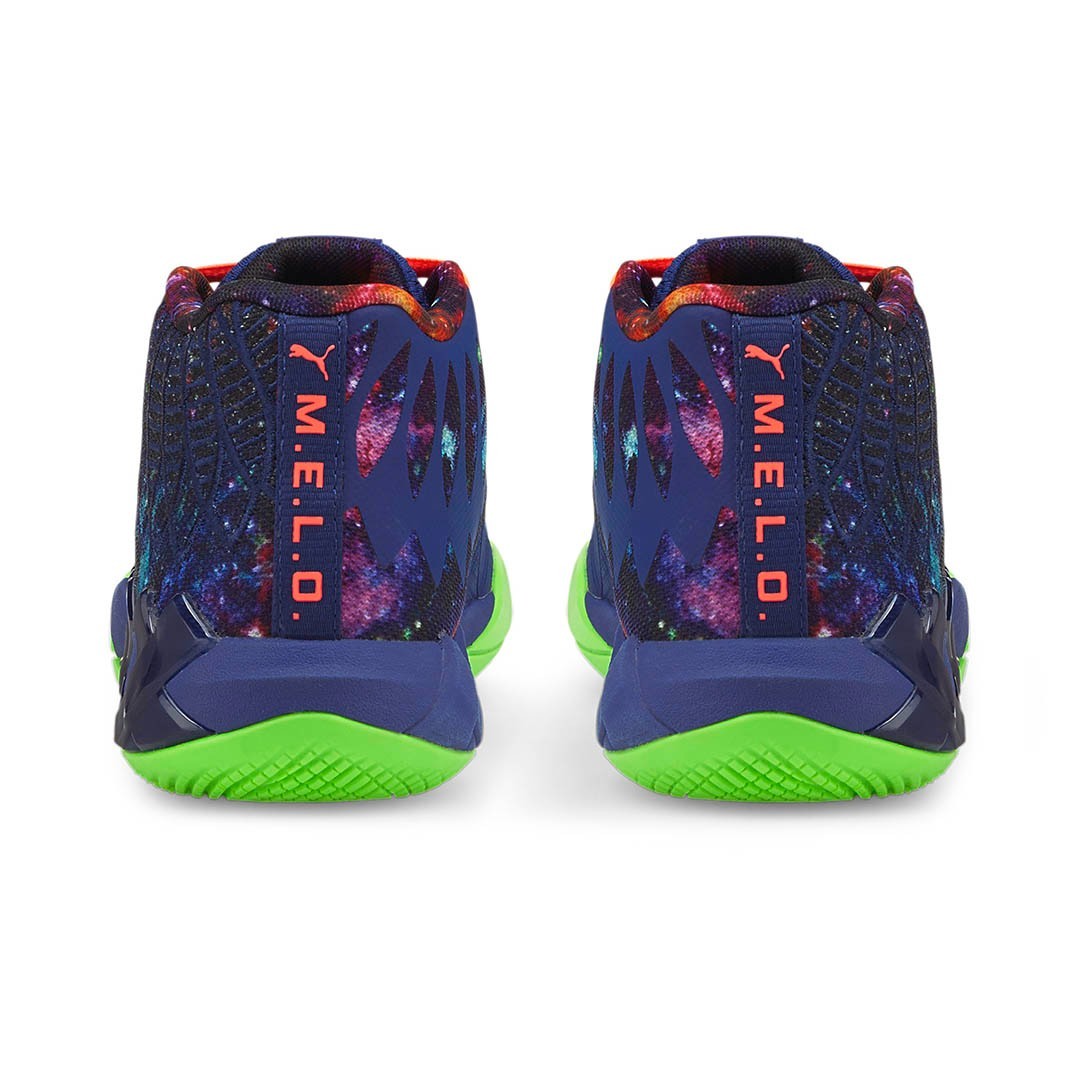 Puma MB.01 US 14 Men’s Blue Green Galaxy Basketball LaMelo Ball 376677 07 NIB