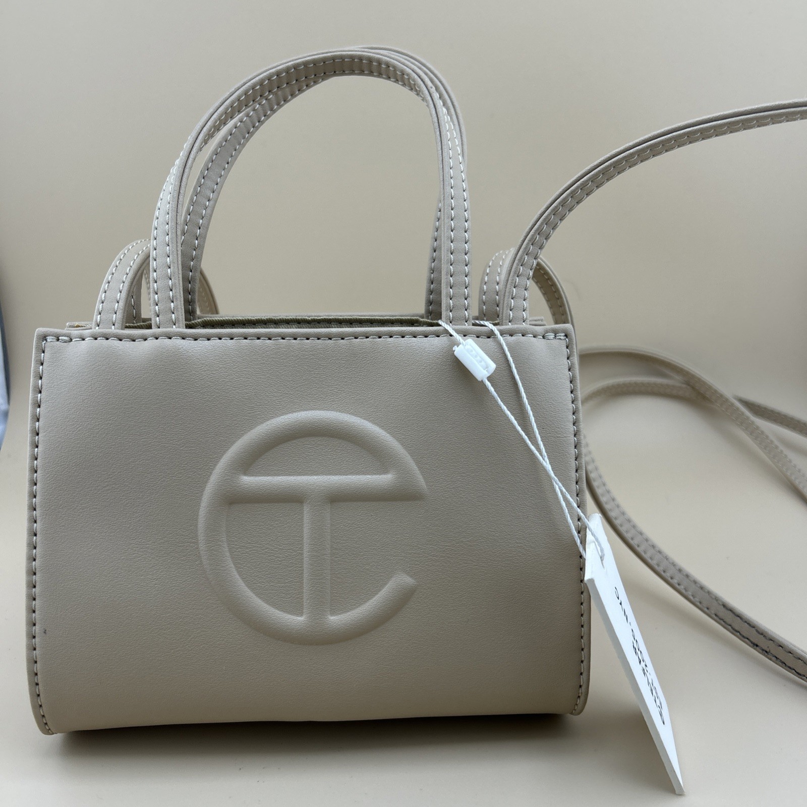 TELFAR Small Cream Shopping Bag – TF-012-CR-S