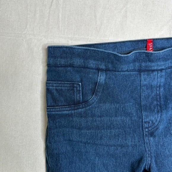 Spanx 5 Pocket High Rise Soft Knit Fabric Jean-Ish Ankle Leggings Blue Size S/P
