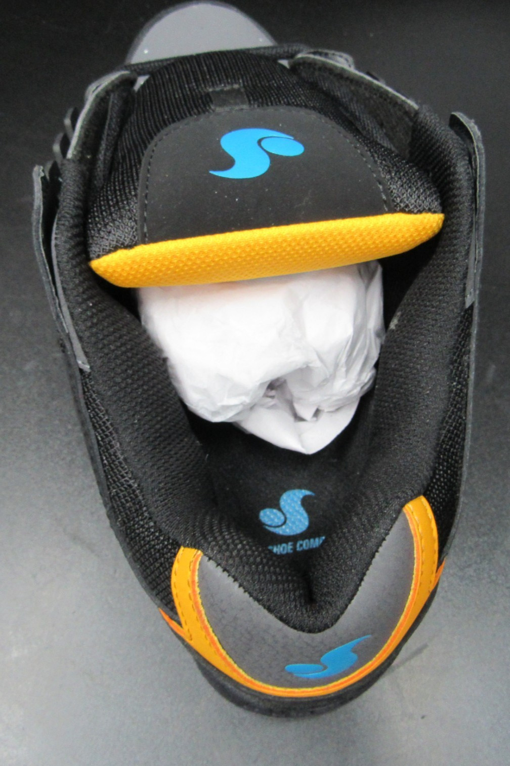 DVS Skateboard Shoes Celsius Black/Orange/Blue MEN’S 8.5
