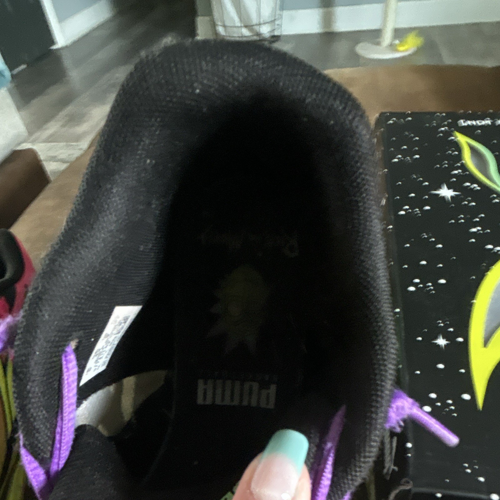 PUMA MB.02 x Rick and Morty Mismatched Mid Top Lace-Up Basketball Shoes
