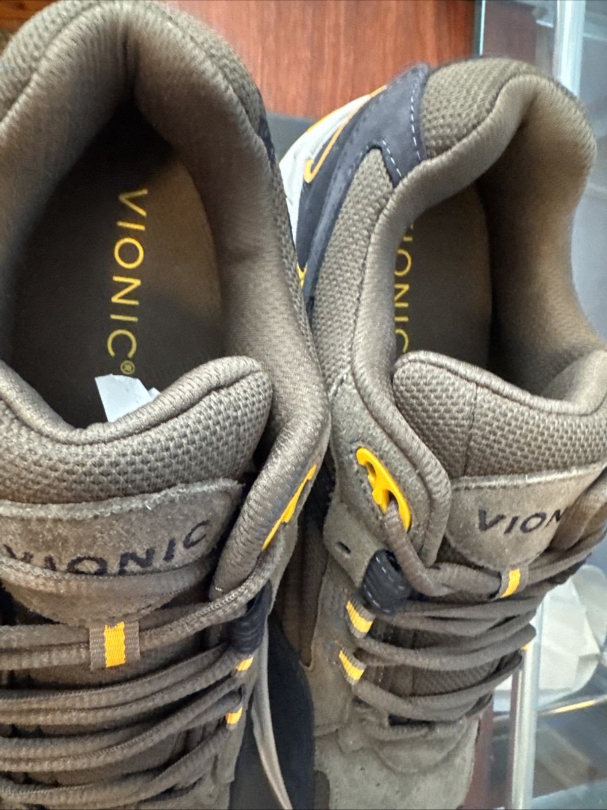 Vionic Men’s 23Walk 2.0 Supportive Natural Motion Suede Mesh Shoes (J2244L2021)