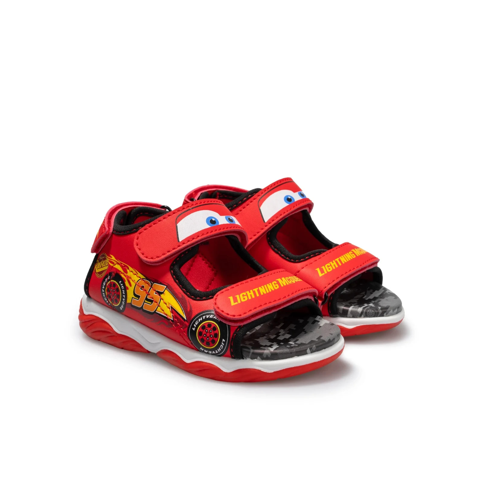 New Disney Cars Lightning McQueen Toddler/Little Boy Sandals 7 8 9 10 11 12