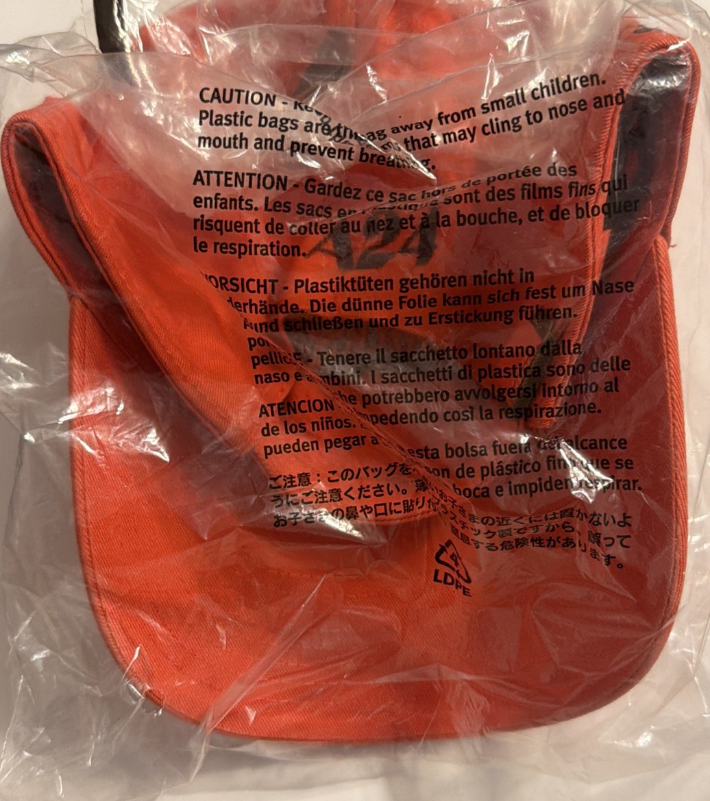 Marty Supreme A24 x ‘47 New York Knicks Embroidered Orange Hat In Hand DREAM BIG