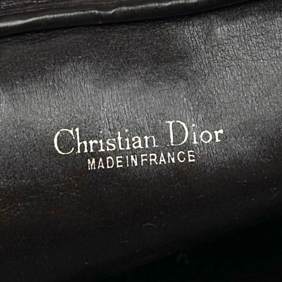 Christian Dior Bag Dior Shoulder Trotter Canvas Leather Brown rh0784874056