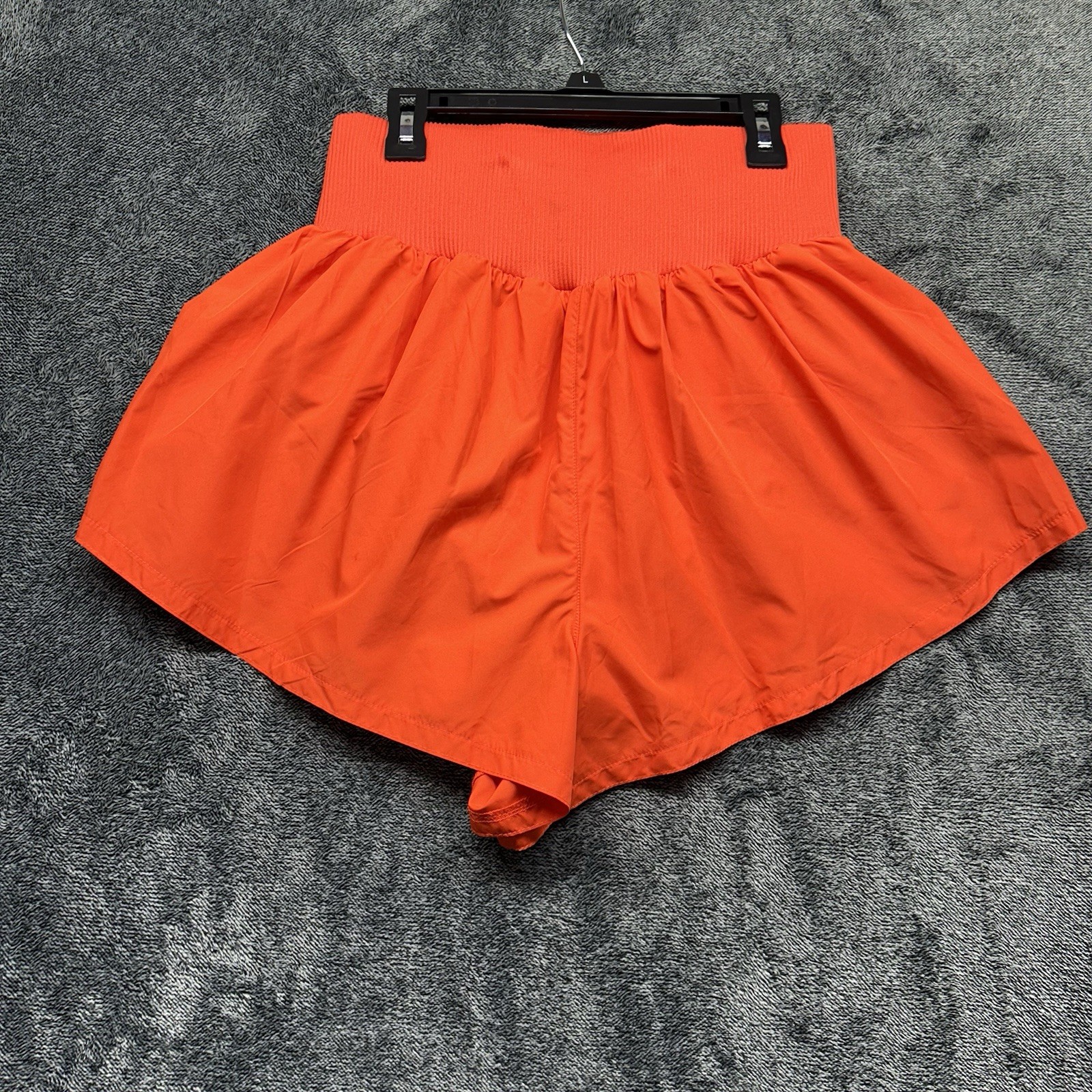 Free People Movement Womens Size XL Orange Carpe Diem Athletic Shorts