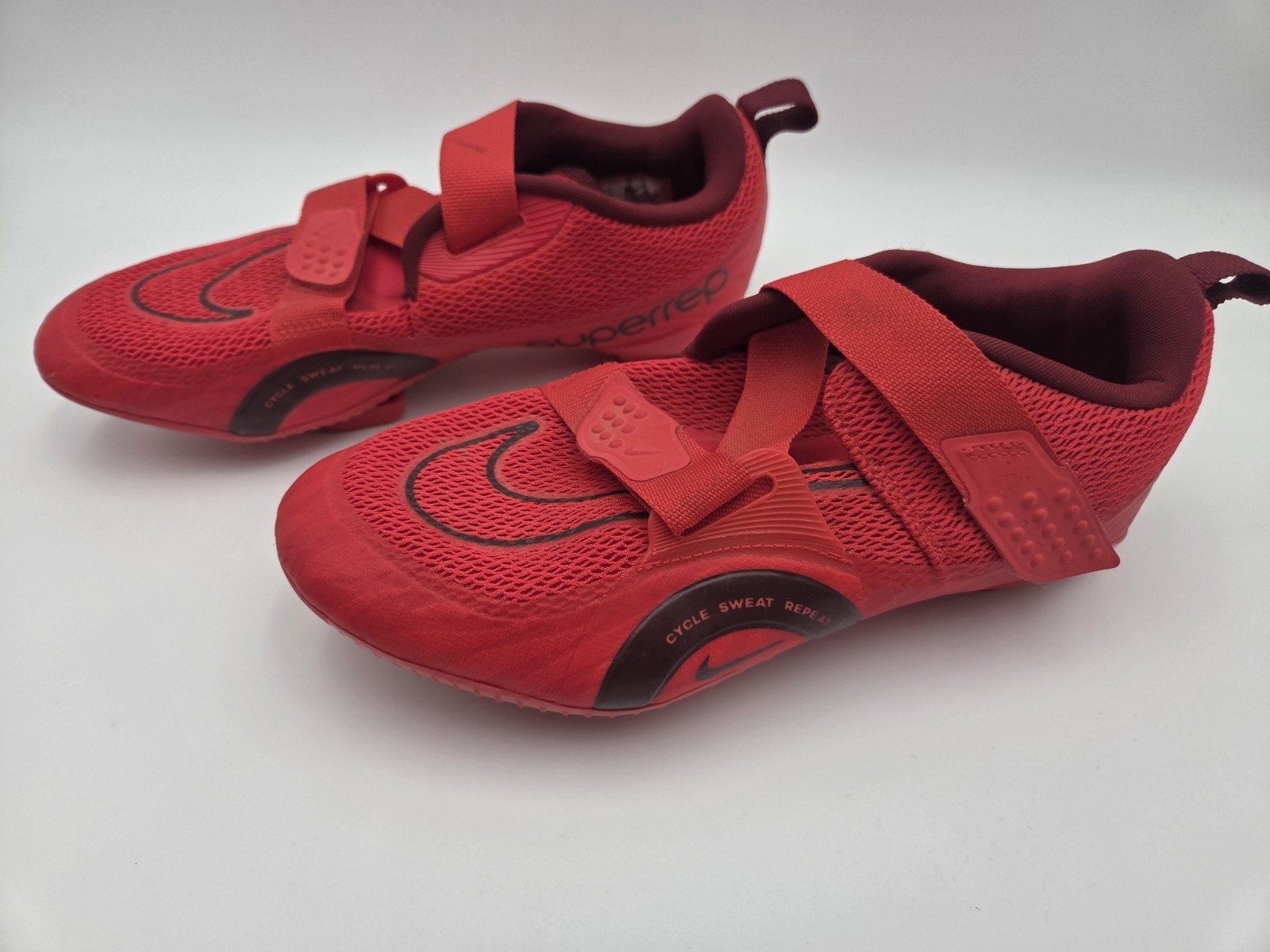 Nike SuperRep Cycle Red Indoor Cycling Shoes Men’s 8.5 EUC