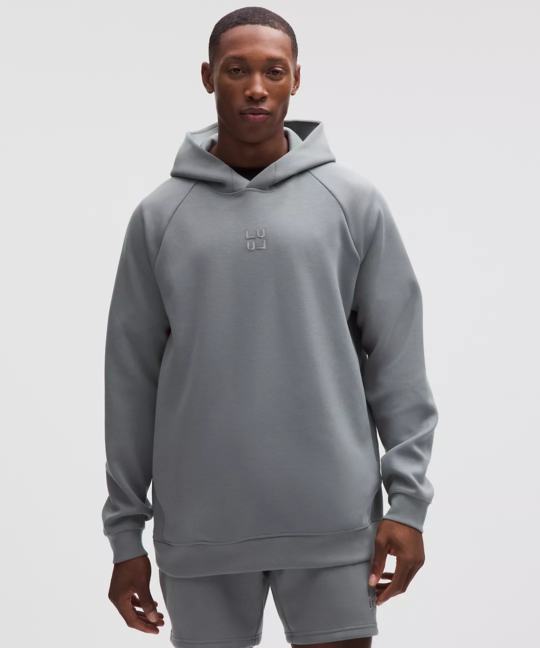 Lululemon Spacer Stack Pullover Hoodie Space Grey Mens XL Excellent Condition