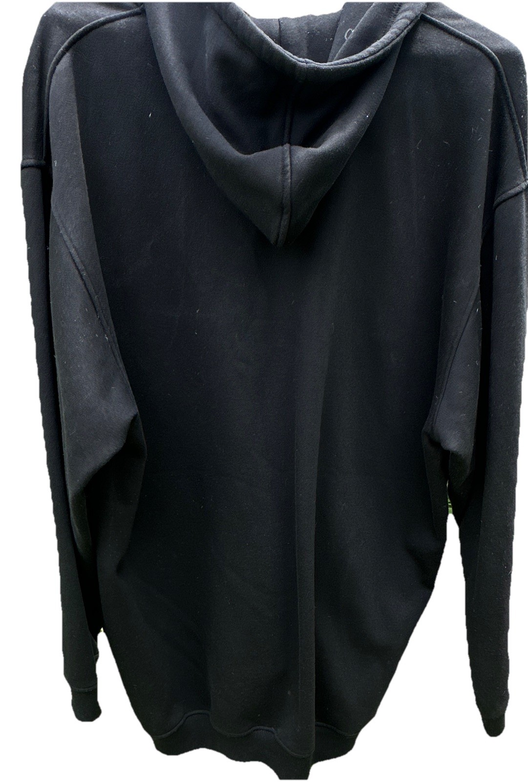 Avirex Men’s Black Full Zip Hoodie King of Spades Graphic Embroidered 3XB
