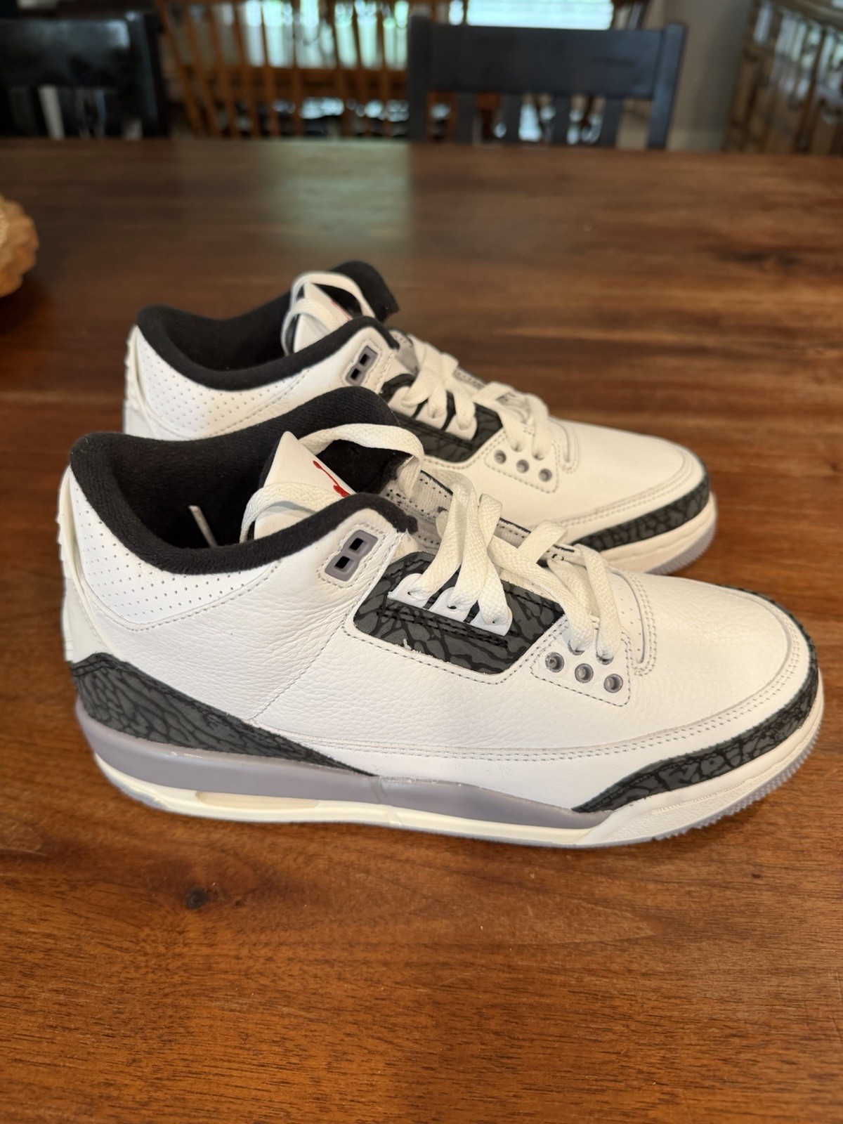 Jordan Air Jordan 3 Retro (GS) White Fire Red Black Grey 7Y DM0967-106