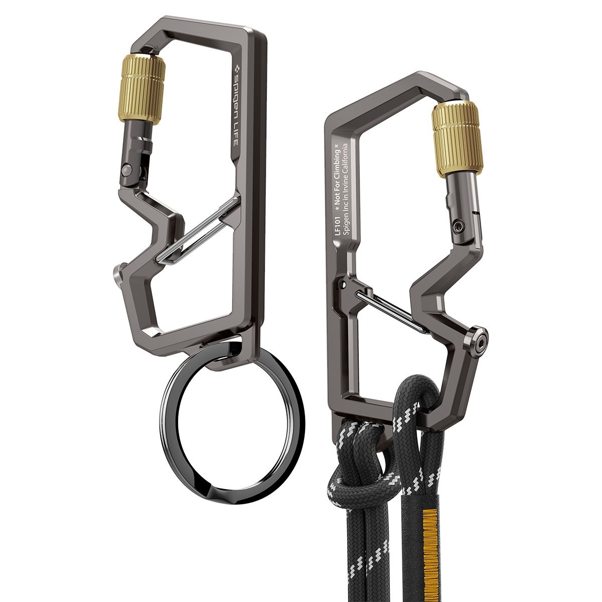Spigen Key Accessory Carabiner LF101 Twist-to-Lock Mechanism