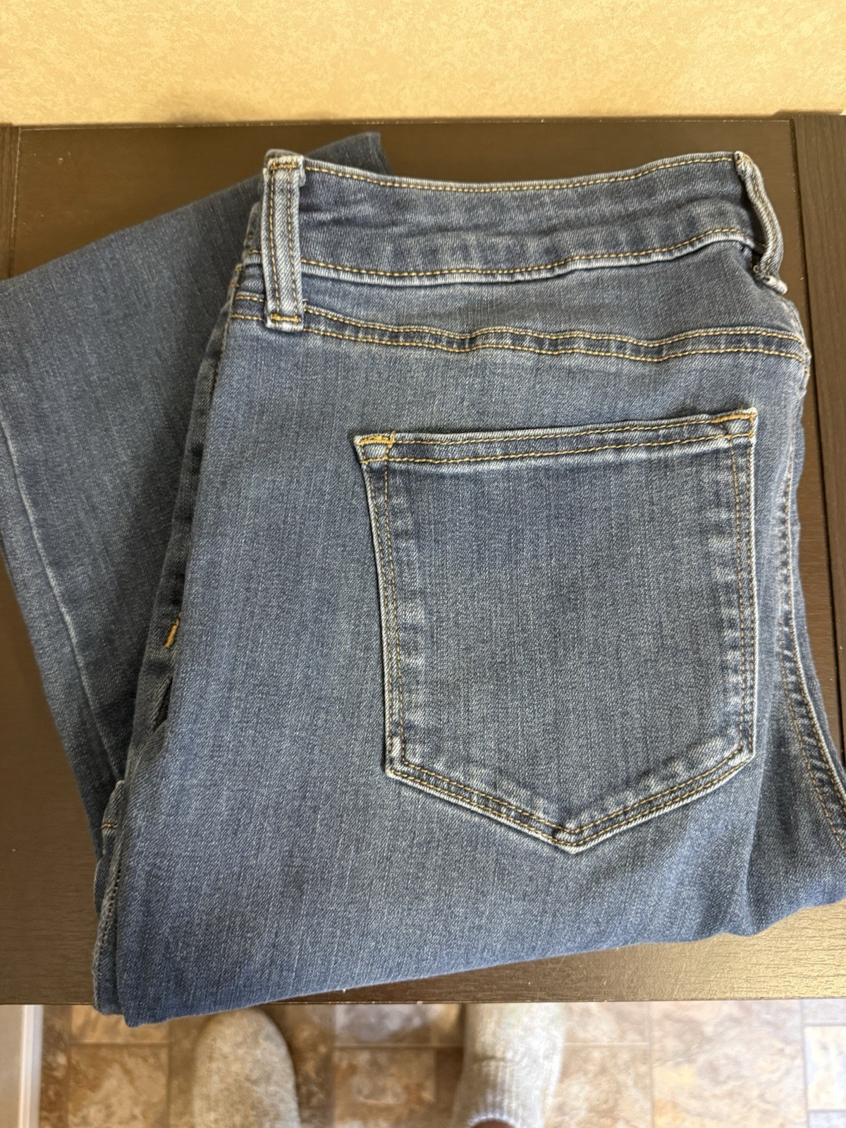 Sonoma Goods For Life Womens Boot Cut Jeans Dark Wash Jeans Size 12 R RN#73277