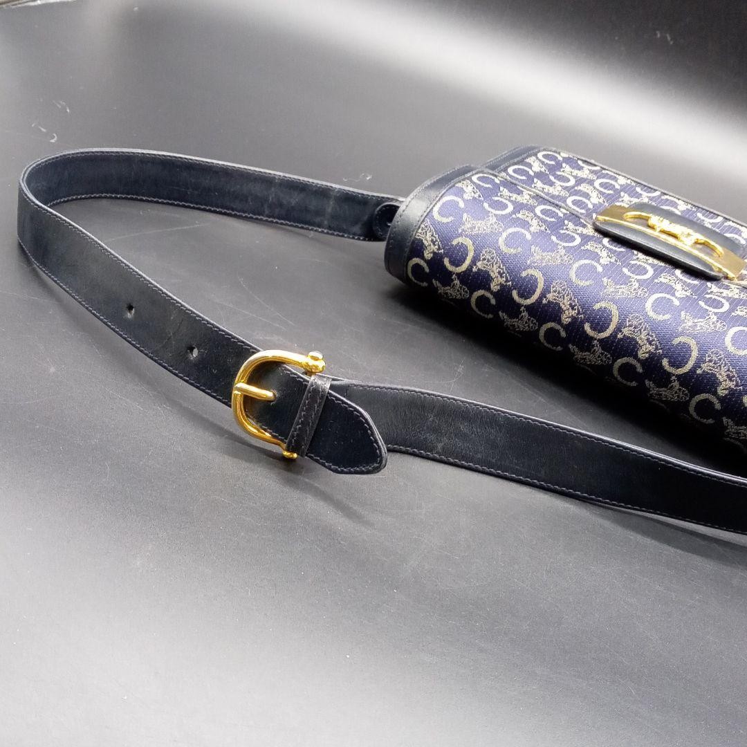 CELINE C Macadam Horse Carriage Hardware Shoulder Bag