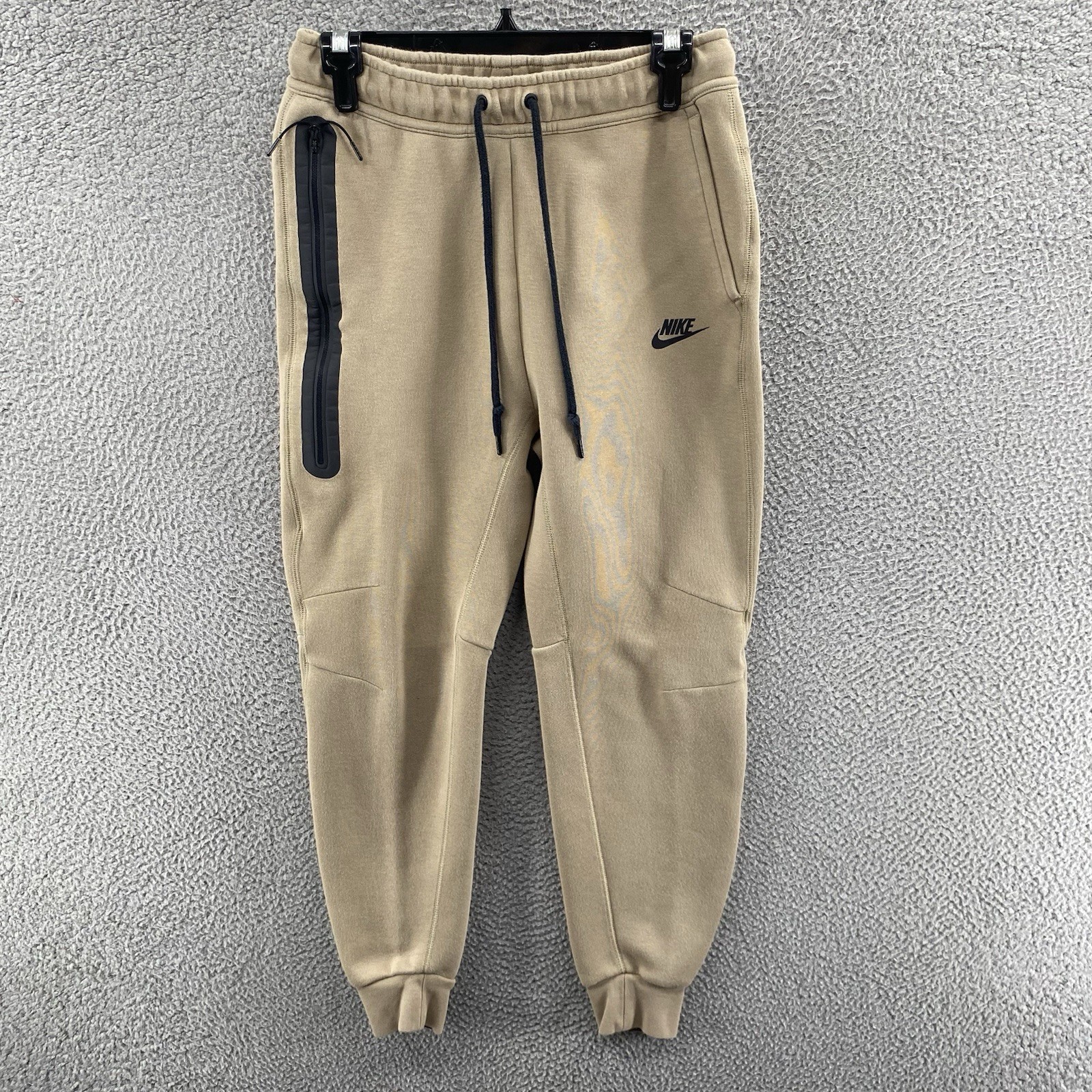 Nike Joggers Men Small Beige Tech Fleece Active Lounge Sweatpants Casual