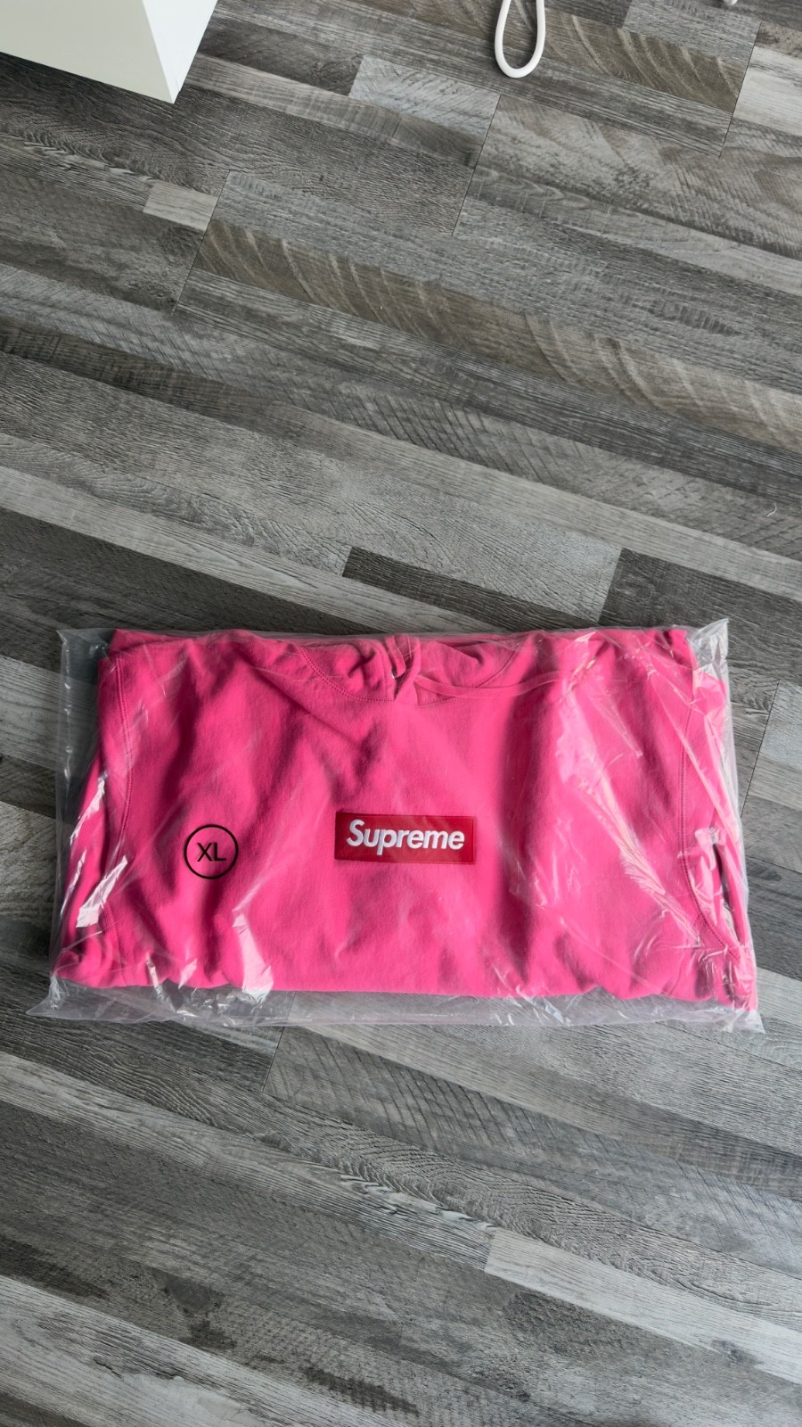 Large Pink Magenta – Supreme Box Logo Hooded Sweatshirt FW25