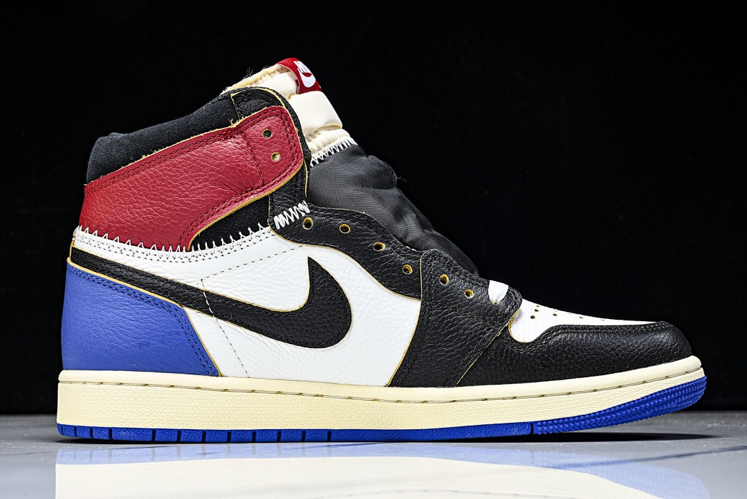 IO7847-002 AJ 1 Retro High OG SP Fragment x Union LA Varsity Red Sport Royal