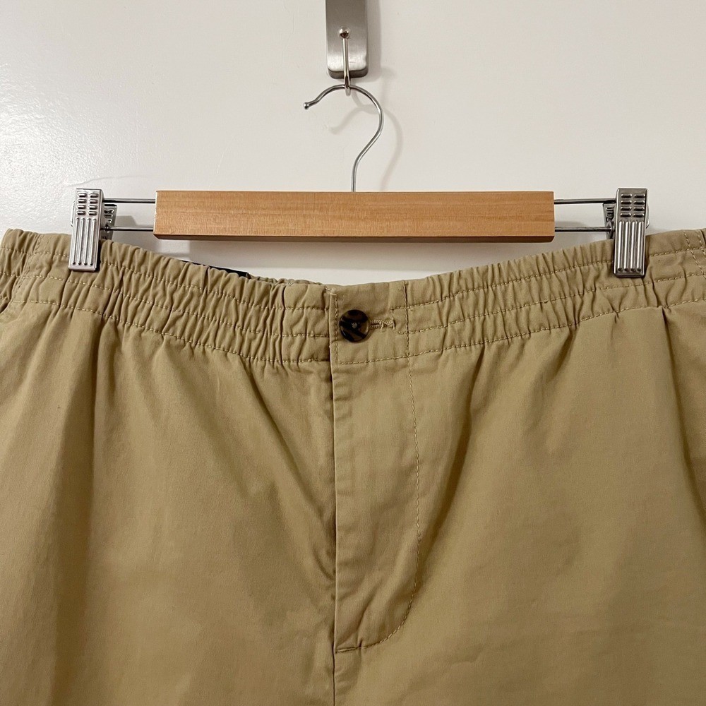 Tommy Hilfiger THFlex Men’s Chino Shorts Khaki Stretch Elastic Waist XL