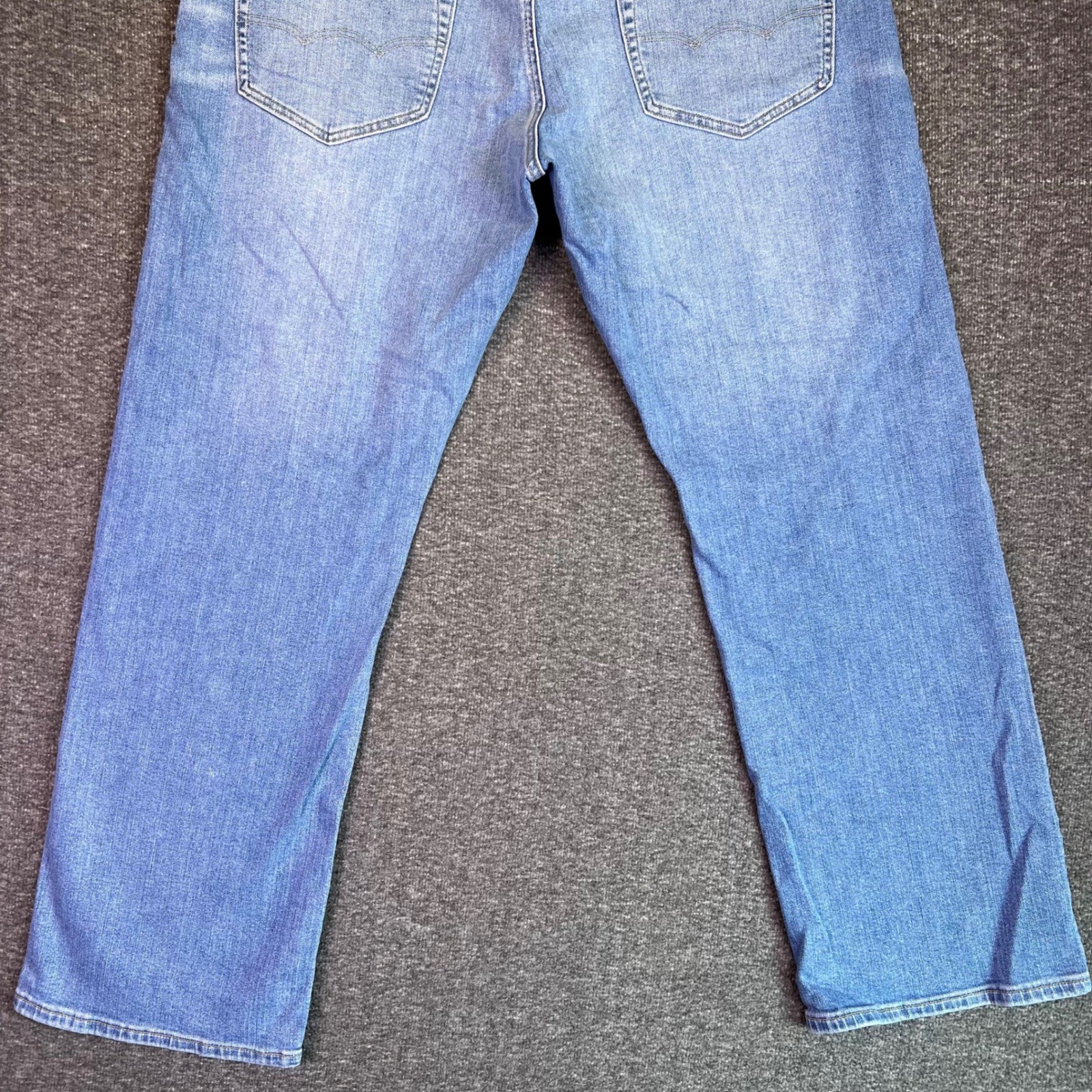 American Eagle Jeans Mens 36×32 Light Blue Western Bootcut Airflex+ Denim Y2K