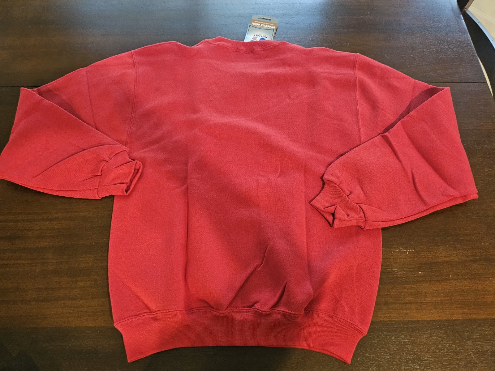 Vintage Russell Athletic Blank Red Sweatshirt Pullover Size Small