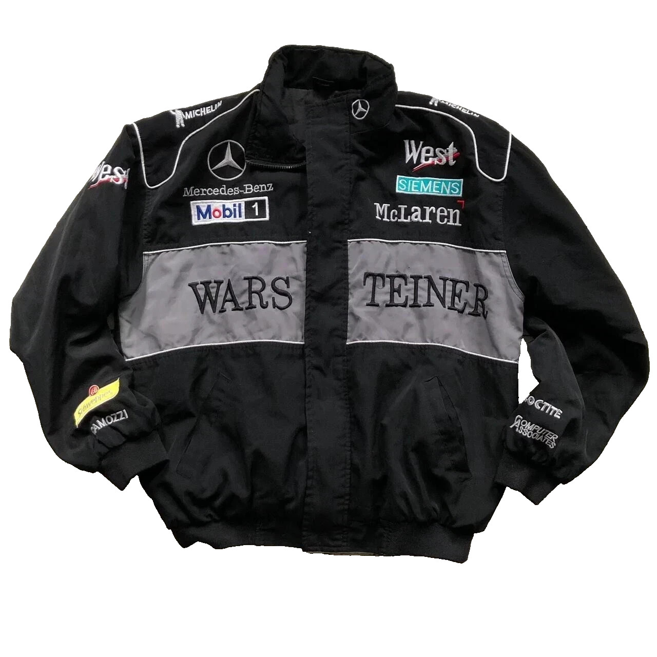 Vintage Mclaren Racing Jacket Team Racing Embroidered Jacket