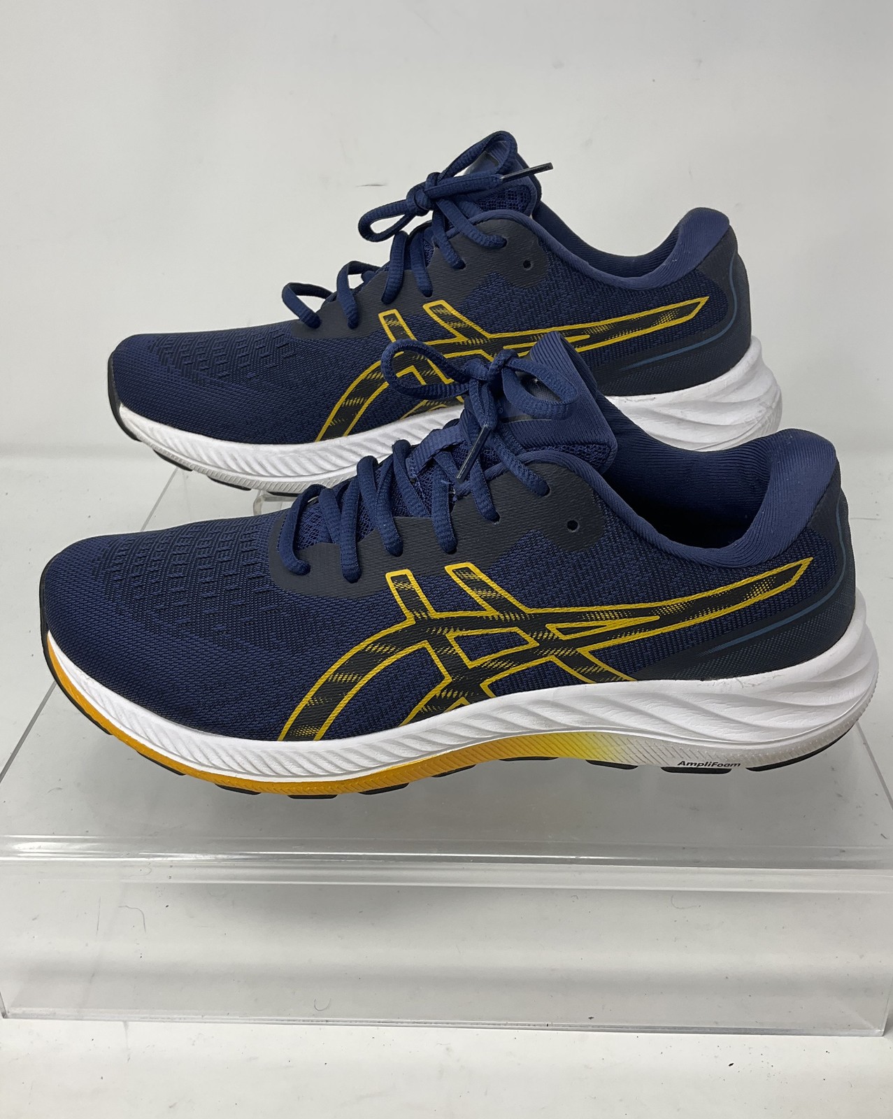 Asics Gel Excite 9 Deep Ocean Blue Amber Mesh Running 9.5