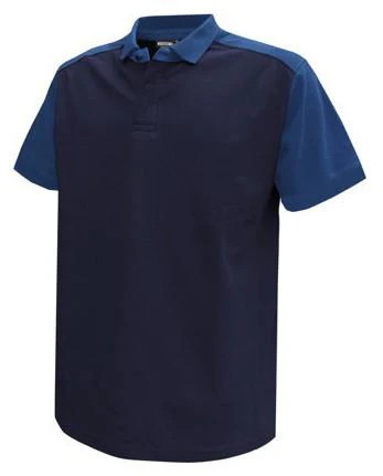Dassy Polo Shirt Cesar Cotton Navy Cobalt L
