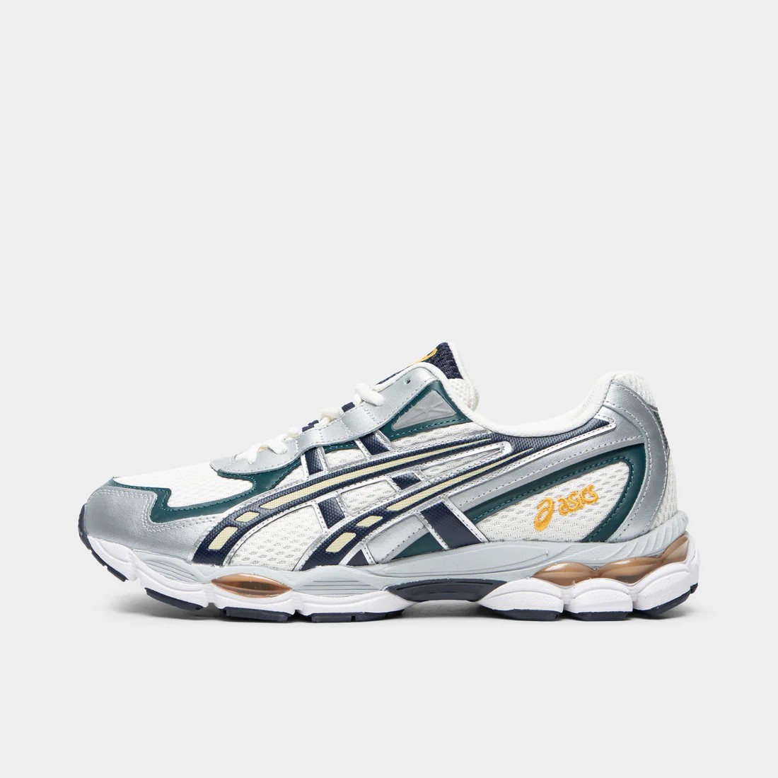 Asics GEL-NYC 2055 Sneakers Cream/Midnight Mens Sz 10 US 1203A542-102 Shoes NEW