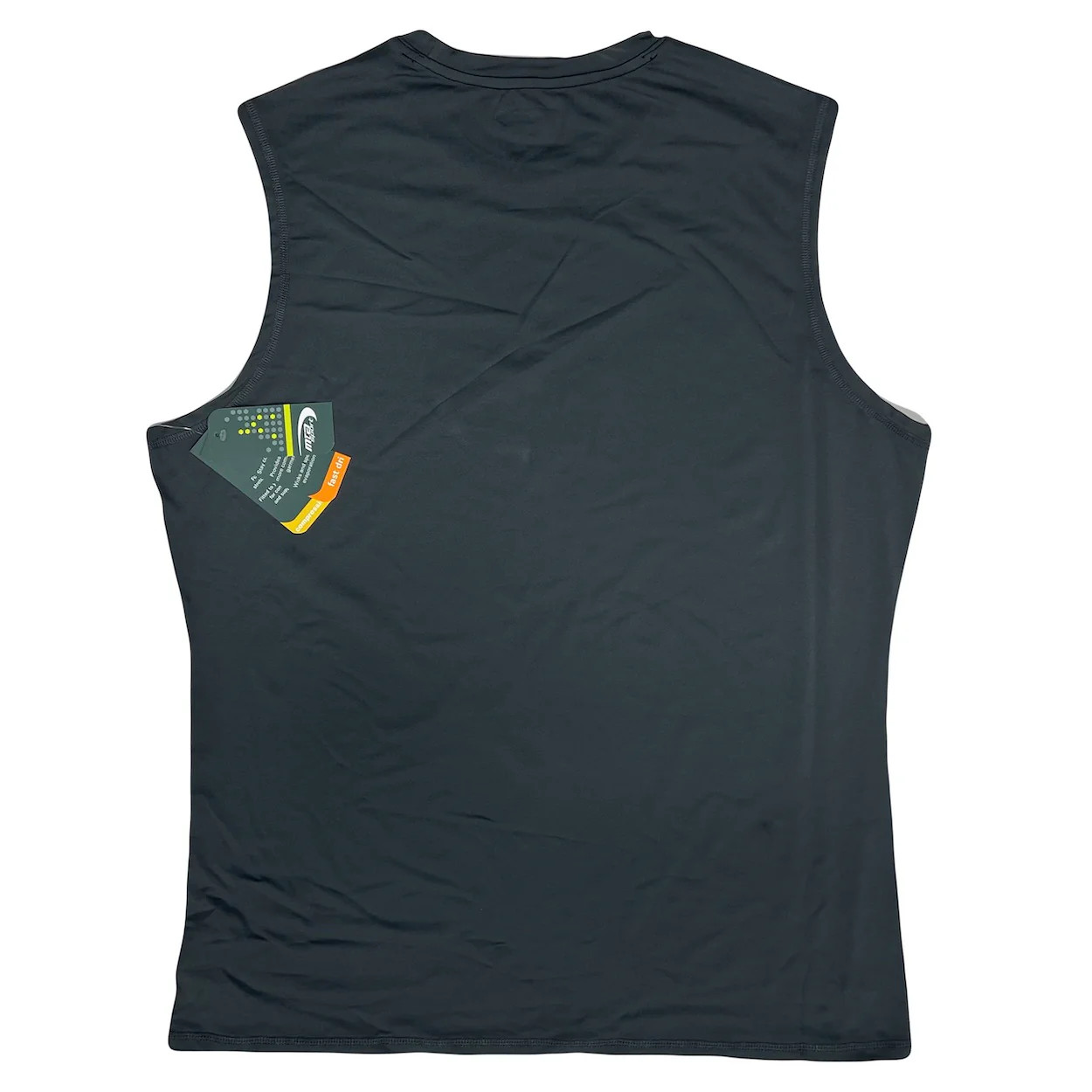 Pair Of Men’s Sleeveless Exercise Tops – 100% Polyester Tank Sizes XL