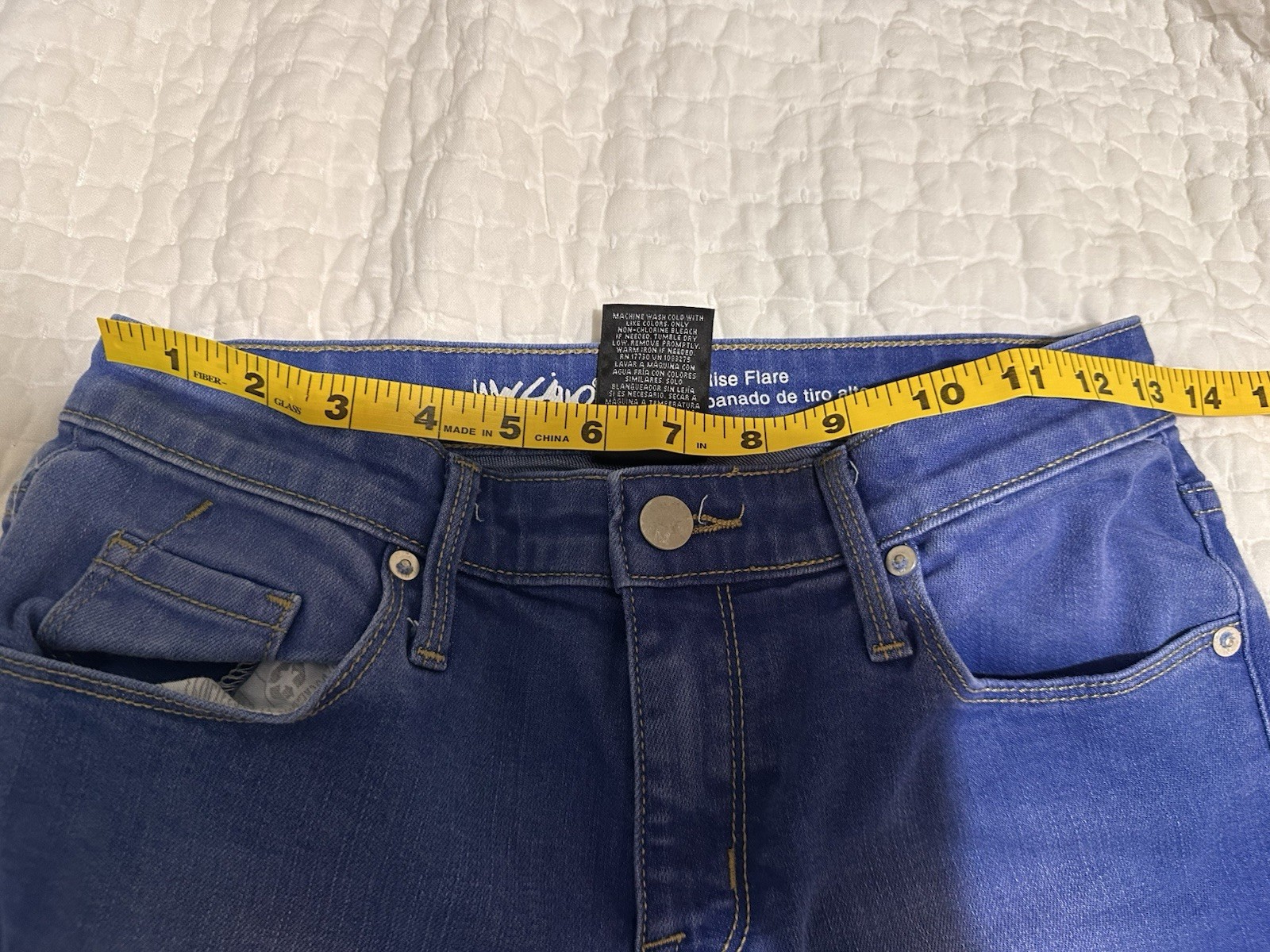 Vintage Blue High Rise Mossimo Flare Jeans 2/26R