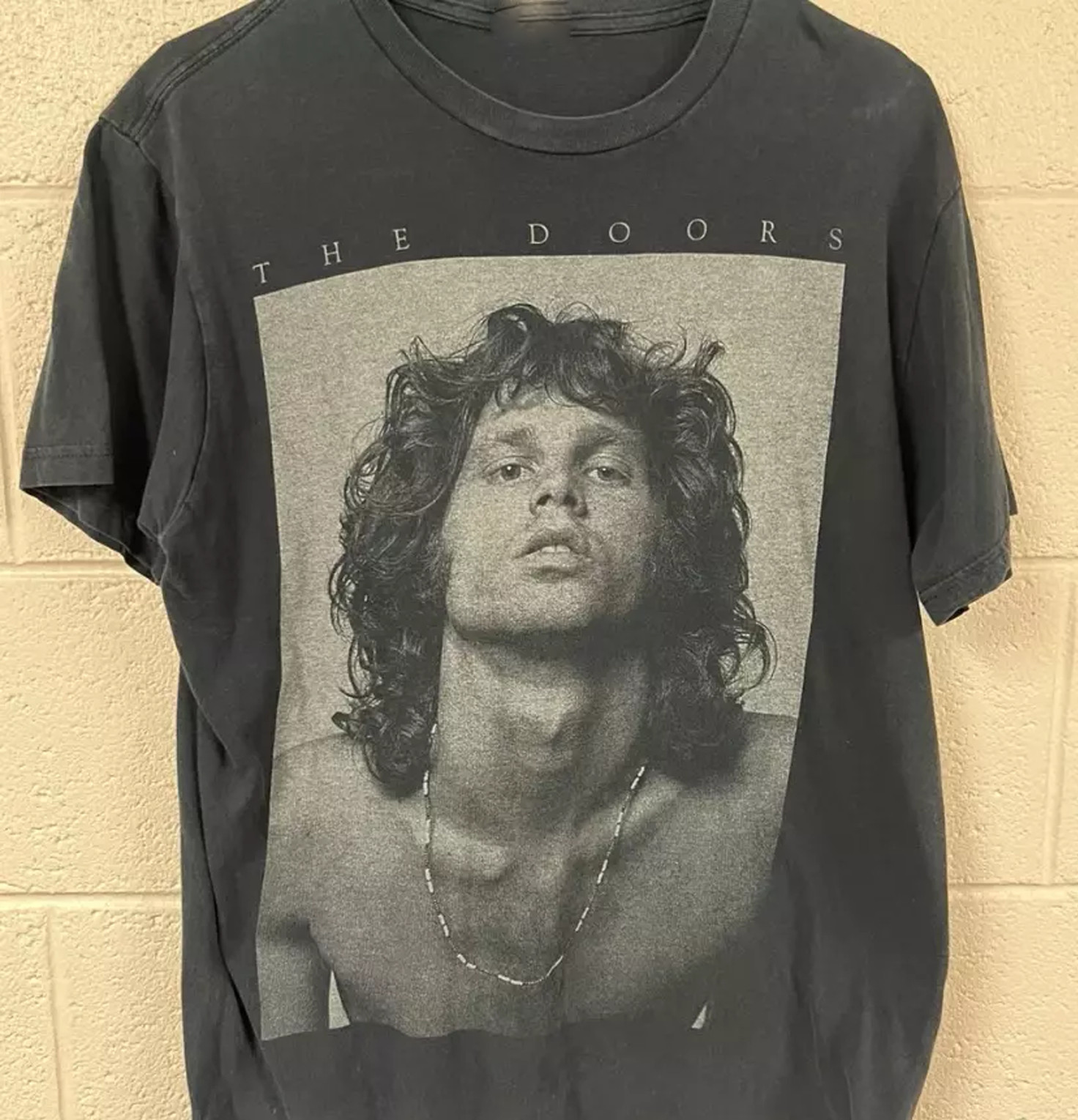 Jim Morrison The Doors T Shirt Legend Rock Band Size S-5XL COTTON LEN21