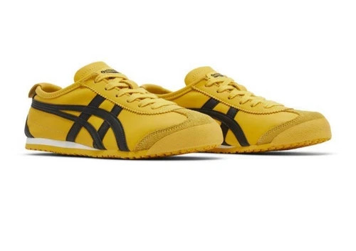 Onitsuka Tiger Mexico 66 Yellow Black Sneakers 1183C102-751 Kill Bill Shoes M8.5