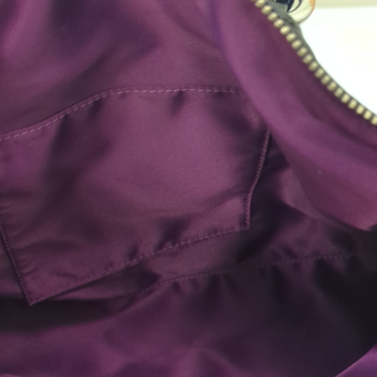 Coach Black Ashley Satchel/Top Handle Bag w/ Detachable Strap, Purple Lining