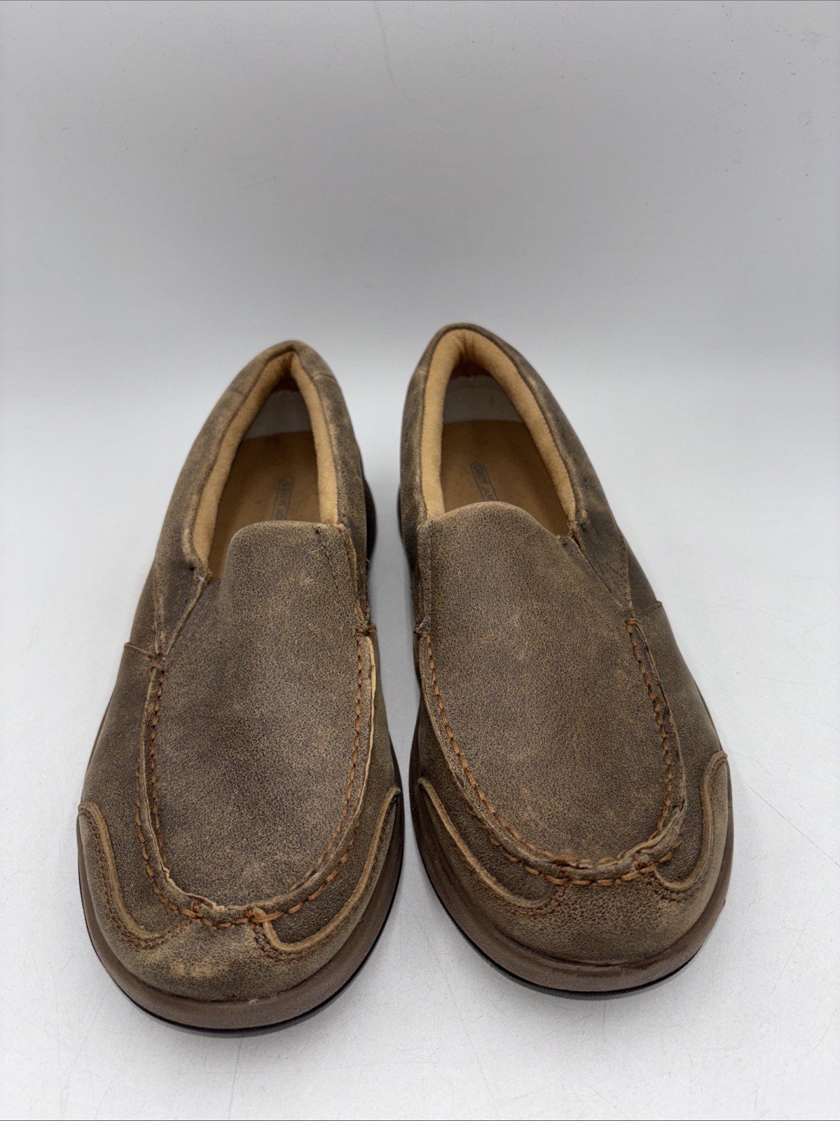 Cody James Men’s Trust Me Beaned Slip-On Casual Oxford Shoes Moc Toe – Size 10D