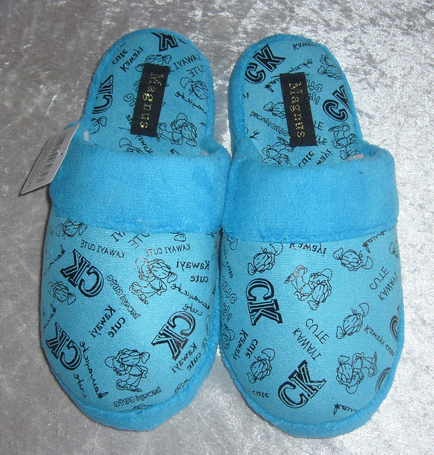 Hausschuhe Hüttenschuhe Pantoffeln Schuhe Slipper Graffiti 36 37 38 39 40 41 NEU