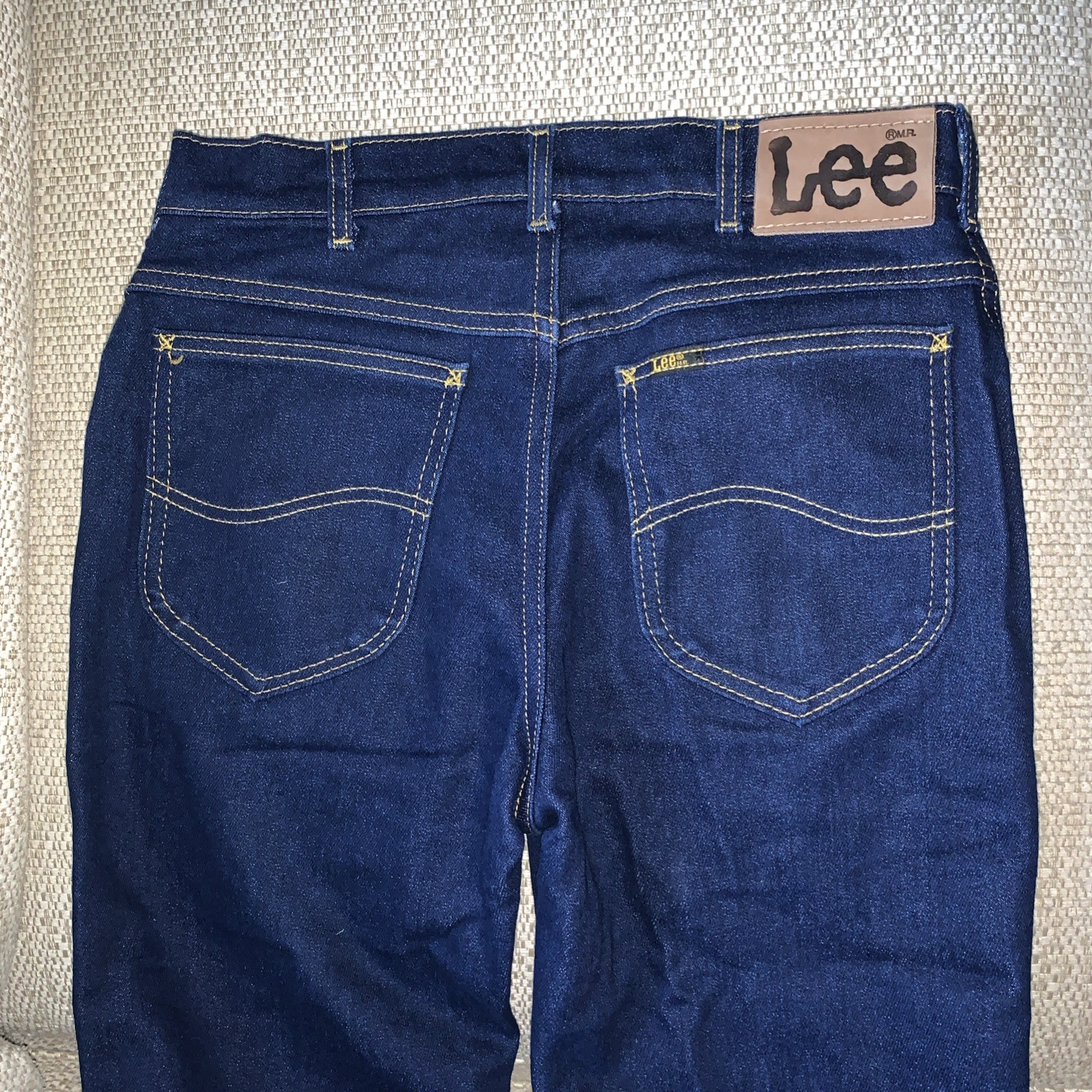 Vintage Lee Jeans Mens 32×32 Blue Denim Cotton Straight Leg Medium Wash Workwear