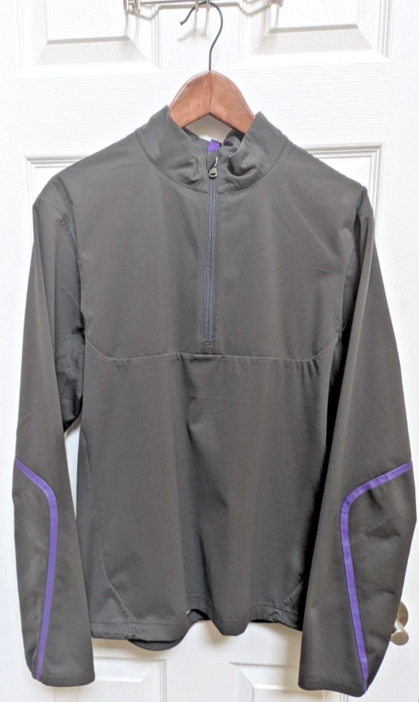RLX Ralph Lauren Men’s Gray 1/4 Zip Golf Pullover WindBreaker Sz Small