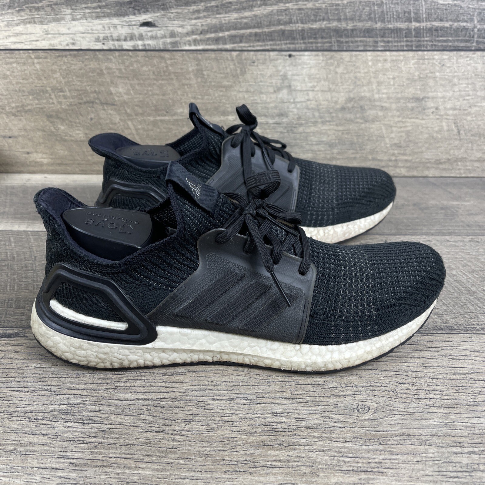 Adidas Men UltraBoost 19 Core Black Grey Five Shoes Size 9.5 G54009